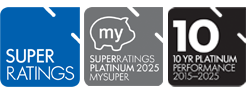 SuperRatings Pension Platinum Performance 2025